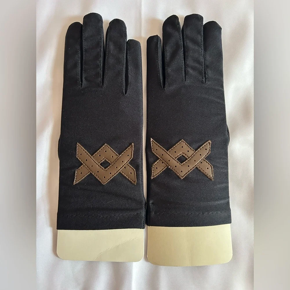 Vintage Berkshire Equalizer Black Women's Driving Gloves - One Size - 1990 NWOTS